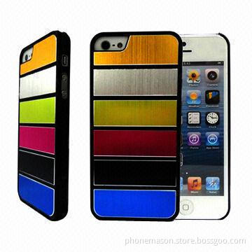 Mobile Phone Case for iPhone 5, Made of PC with Metal